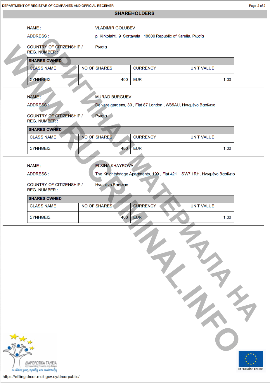 Stirakia Holdings Limited